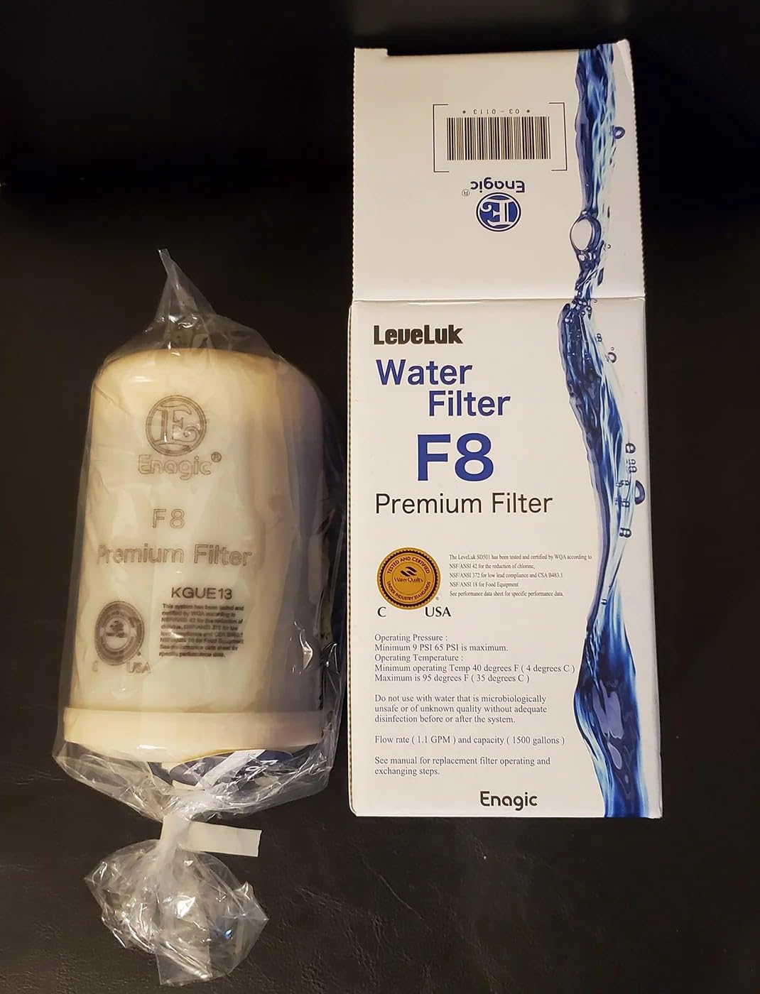 未使用品Leveluk Water Filter F8 プレミアムフィルター Enagic Leveluk F8 Premium Filter at ₹ 9000/box | Gurugram | ID